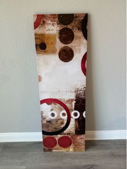 Large Abstract Canvas Wall Art – 60” Tall