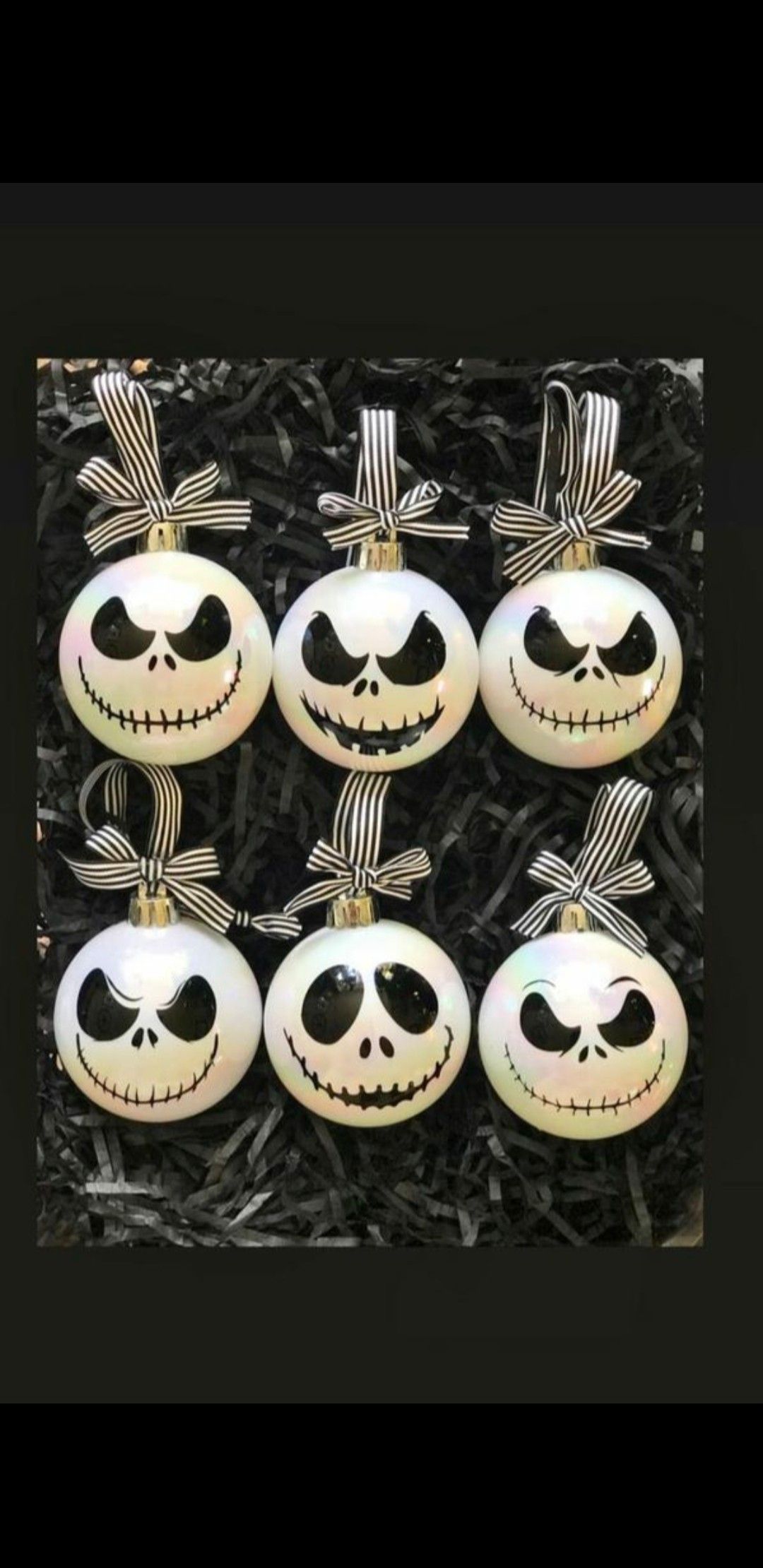 Nightmare before christmas ornaments