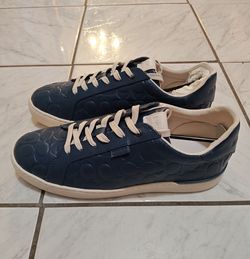 Leather Shoe Coach Lowline Signature size 11