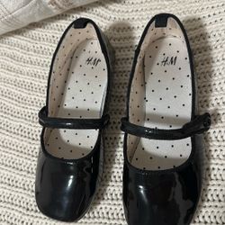 H&M Cute Black Girls Flats Size 12