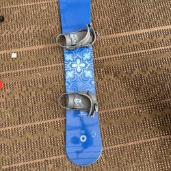 snowboard w bindings 