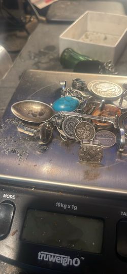 Pure silver 98%92%95%90% 123grams