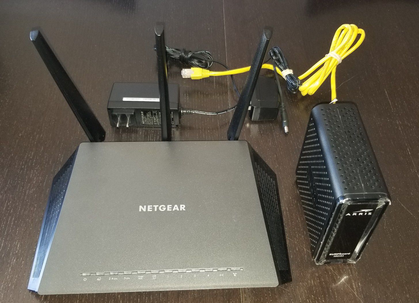 Netgear router and ARRIS Cable modem for Spectrum/Charter