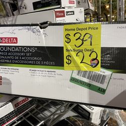 SaleSumo Delta foundations, three-piece accessories kit