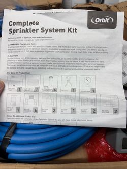 Orbit sprinkler system kit