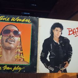 STEVIE WONDER AND MICHAEL JACKSON VINYL ALBUMS LOT $20 FINAL PRICE 