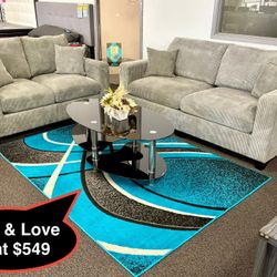 STORE CLOSING !!!  Sofa And Love Seat 