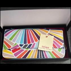 NEW IN BOX—Trina Turk Multicolor Wallet—Sale Ticket is $48