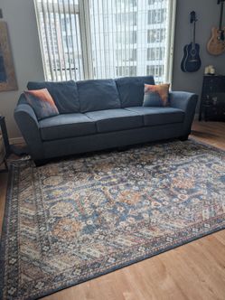 Large deep couch - elegant yet cozy!