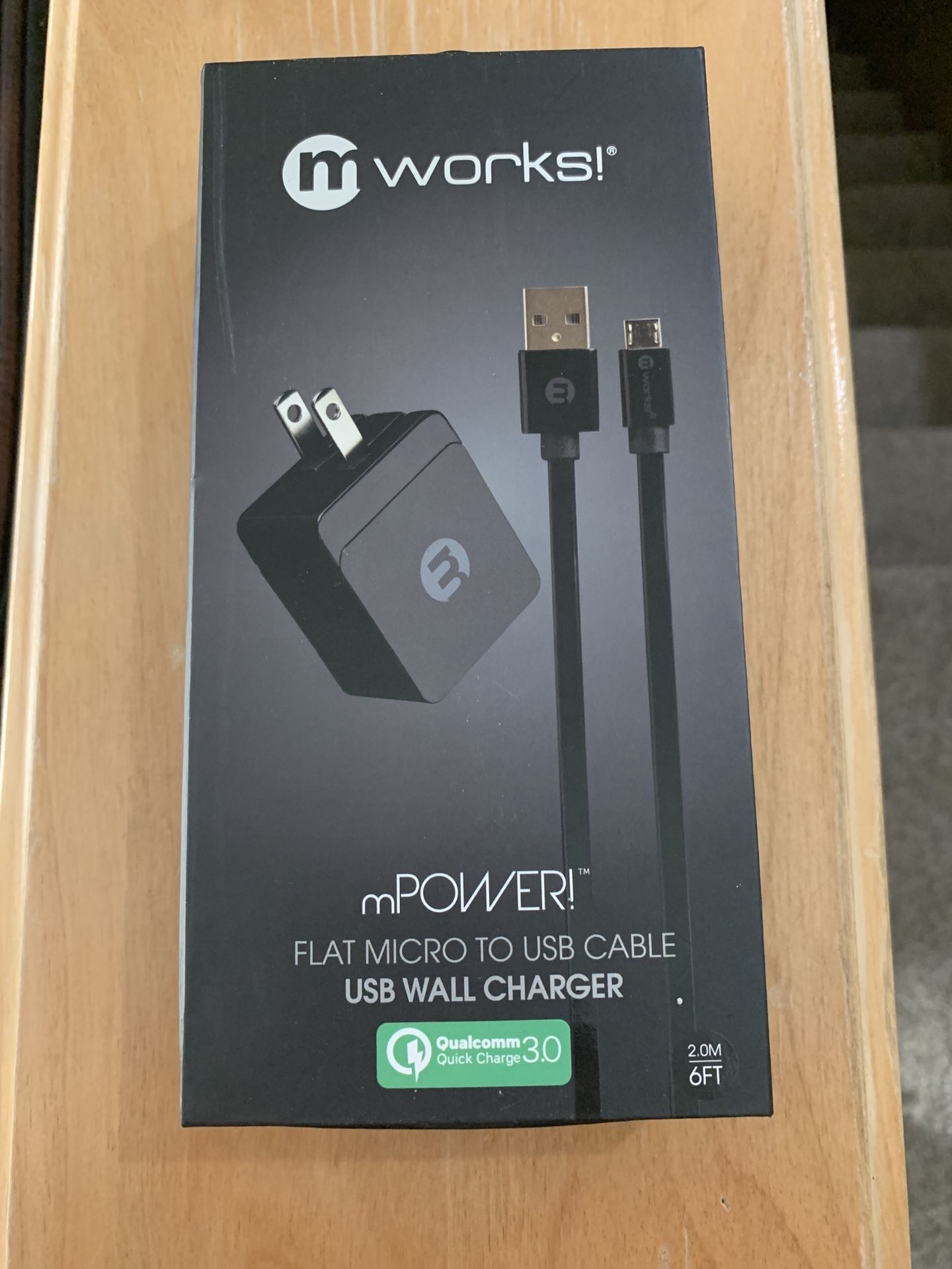 MWorks Flat Micro To USB Cable