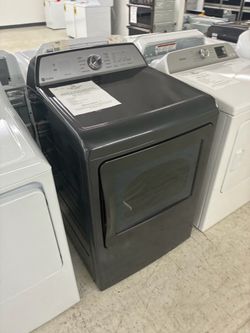 $559 GE Profile Front-Load Dryer – Gray