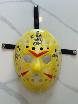 Ari Lehman Autographed Friday The 13th Jason Vorhees Mask (BAS Cert.)