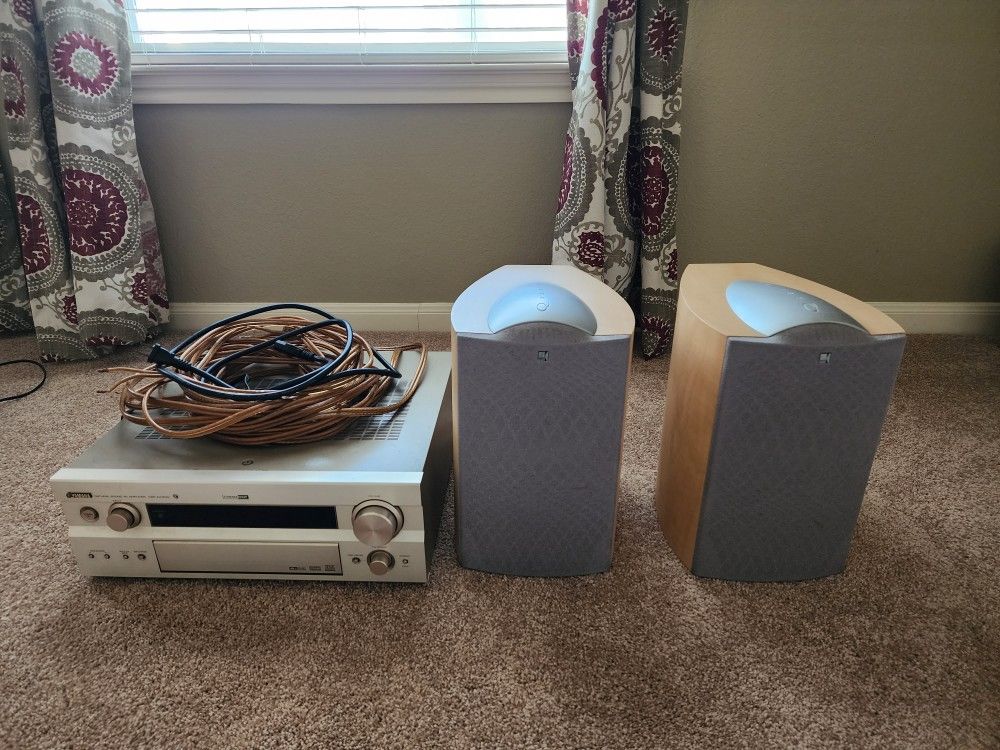 Yamaha amplifier and speakers