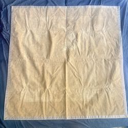 Sanders Classics 43” Square Card Table Cloth Cover Tan Velvet Made In USA