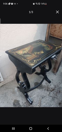 Hand made mini table