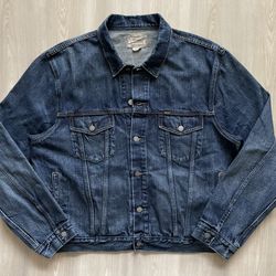 Vintage Polo Ralph Lauren Authentic Denim Goods Jean Jacket  Sz 2XL 