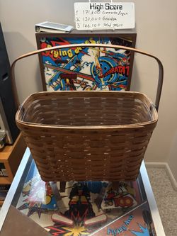 Longaberger Magazine Basket And Insert