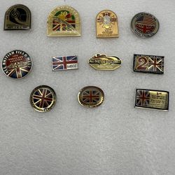All British Field Meet Lot Of 11 Pins