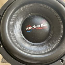 American Bass Subwoofer 10 Inches (NEEDs FIXING)