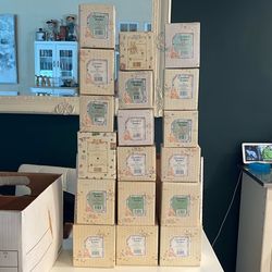 Enesco Cherished Teddies Figure Lot 18 Different In Boxes