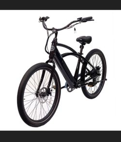 GOTRAX Shoreline 27.5" Electric Beach Cruiser Bike, Black (New) 🚲