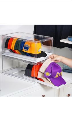 Vtopmart 2 Pack Stackable Baseball Caps Organizer
