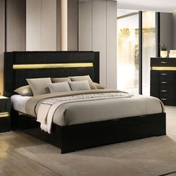 Frame Queen Nlack Faux Fur, New Especial Price 