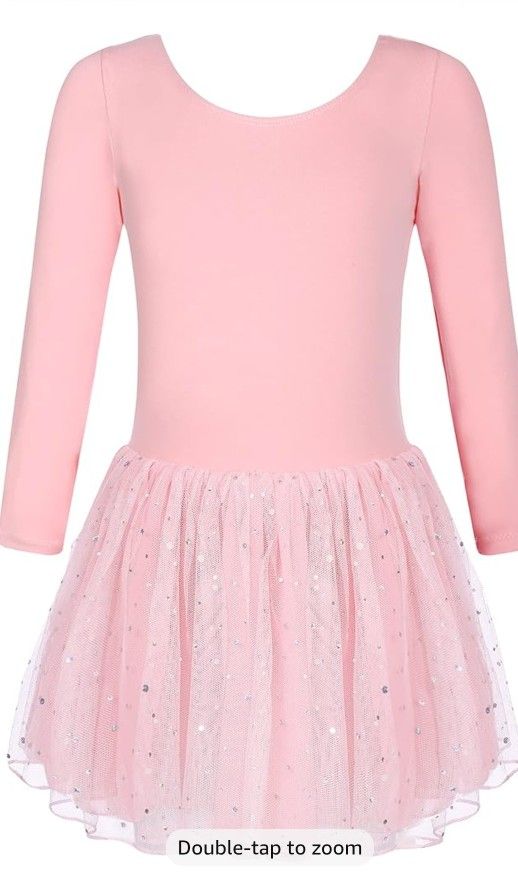 Arshiner Girls Ballet Long Sleeve Leotards with Skirt Dance Ballerina Tutu Skirted Leotard
Size 4
Condition brand new with tag
No returns
Feel free