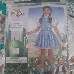 Dorothy Costume Child Small Size 4-6 For Children 3-4years Old