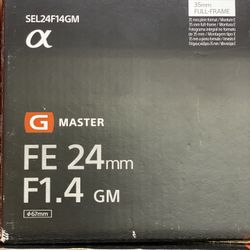 Sony FE 24mm F/1.4 GM Lens