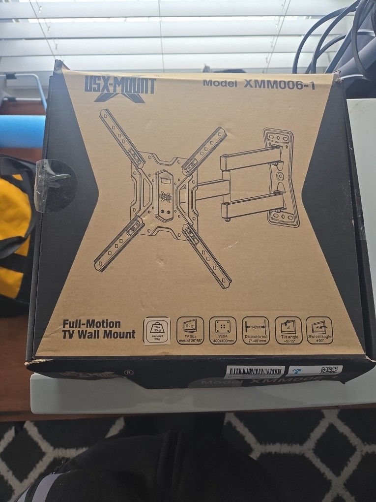 Full motion TV Wall Mount TV Size 26" -55"