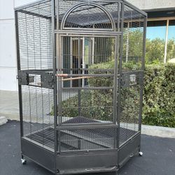 XXL Parrot Escape Jumbo Corner Bird Cage Aviary