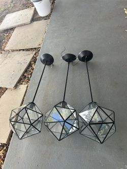 Kitchen Island, Chandelier