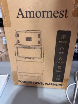 Foldable towel warmer