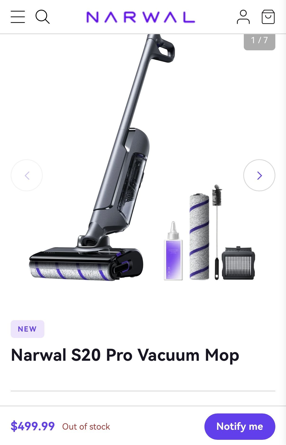 Narwal S20 Pro Mop Vacuum