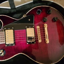 New Wolf LesPaul With Case And Amp