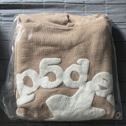 Sp5der Beluga Hoodie Sand 