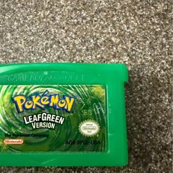 Pokémon Leaf Green. 