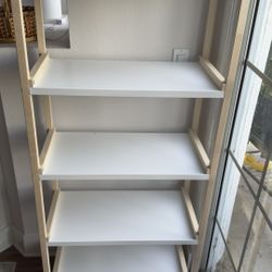 White Wooden Modern Shelf