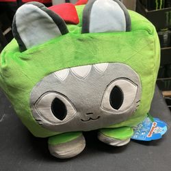 Pet Simulator Giant Plush Dino Cat, 8.5" Tall Plush Toys