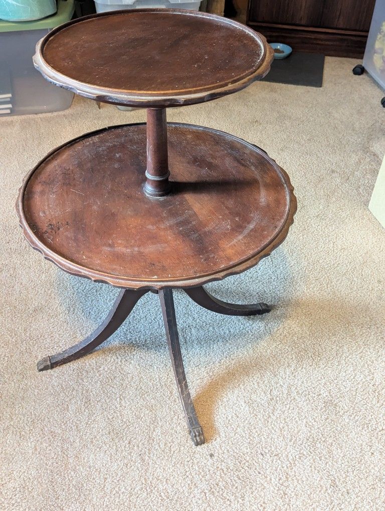 Vintage Round Side Table