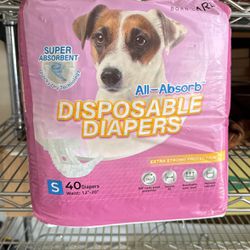 Small Disposable Doggy Diapers.