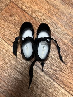 Girls Spotlights Black Tap Shoes – Child Size 9 – Barely Used