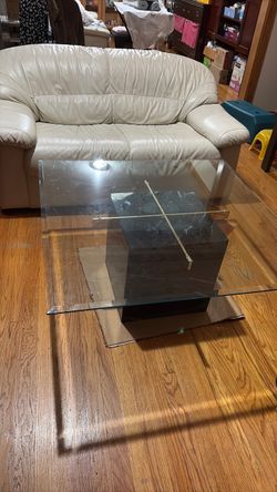 Table and sofa