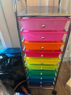 Rainbow rolling cart