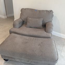 Chair Lounger With Foot Rest
