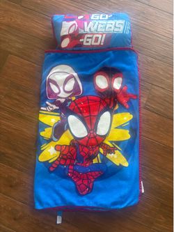 Like new Spidey and friends toddler nap  mat