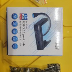 USB 3.0 2-Port Hub 3.5" Bay