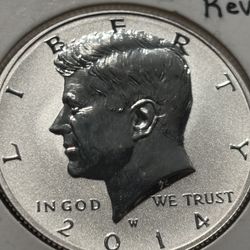 Half Dollar 2014  W. Collectible Coin USA. 
