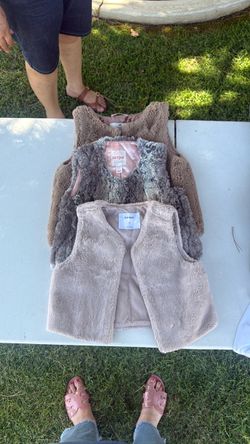 Toddler vests 3t, 4/5, and 6x/7